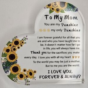 Mom Acrylic Decor NEW